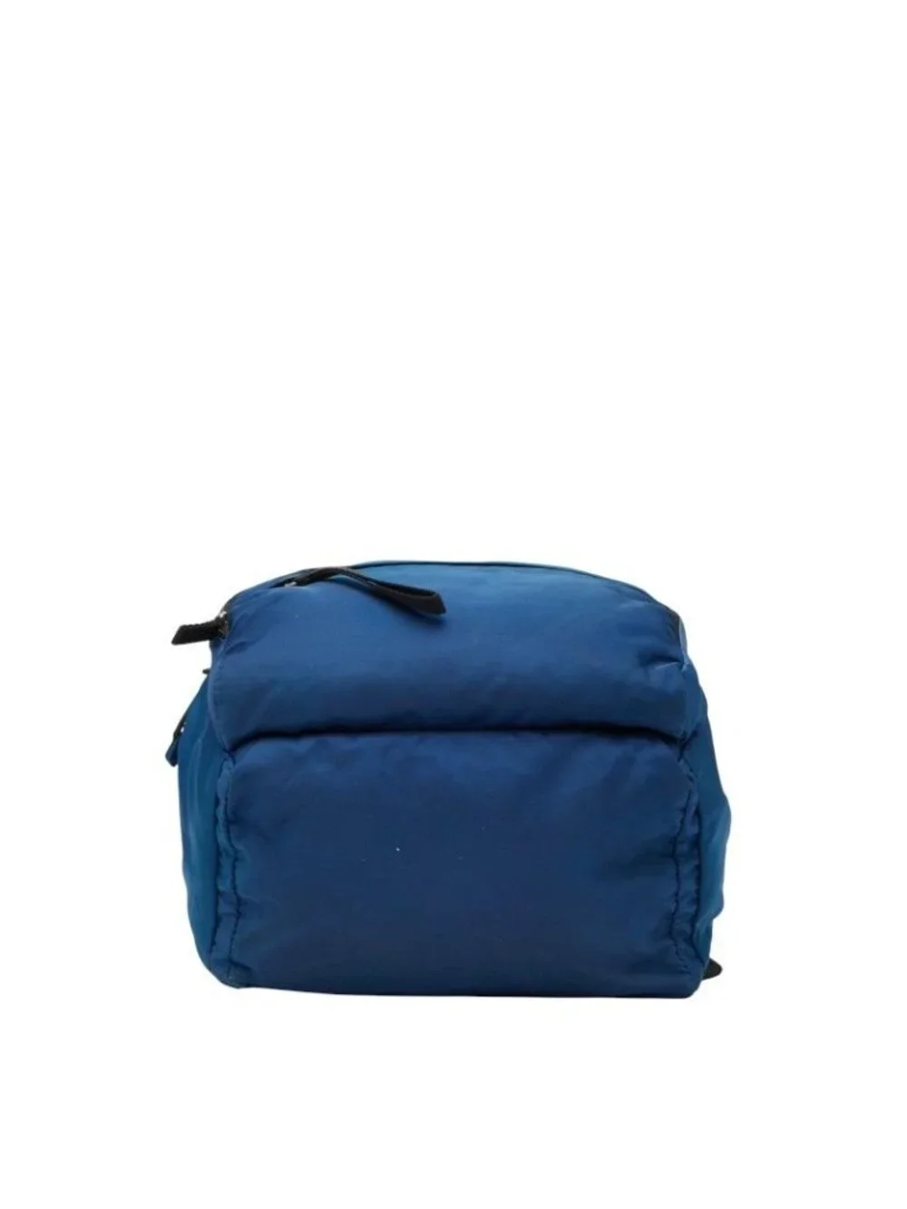 Prada Backpack Blue Black Nylon